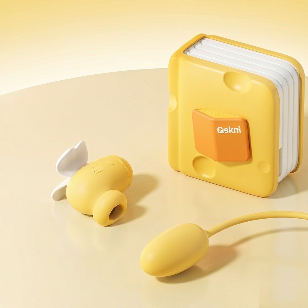 Cheese Suction & Licking Vibrator with Charging Base