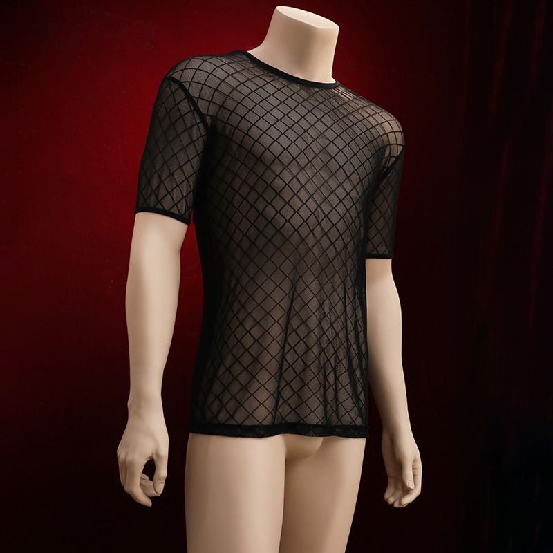 Men's Diamond-Mesh Lounge Set