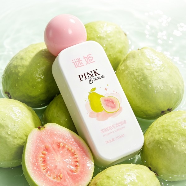 Pink Guava Flavored Water-Based Lubricant 100ml