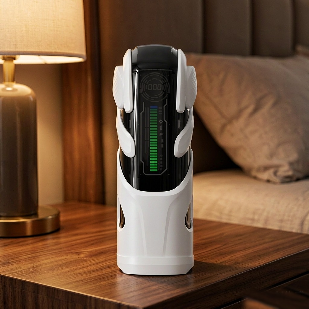 Rotating Grip Telescoping App-Controlled Stroker